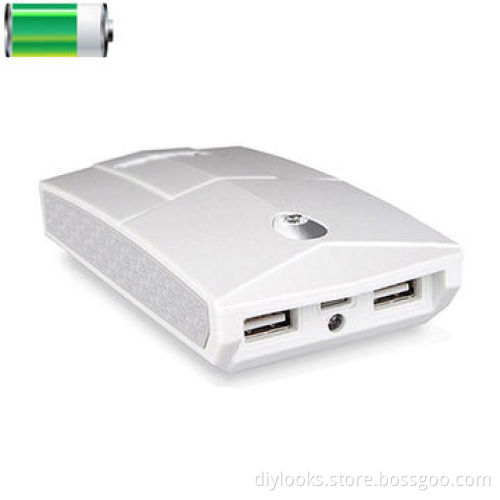 Yoobao 10,400mAh Dual USB Smart Mobile Power Bank with Crystal Button for iPhone